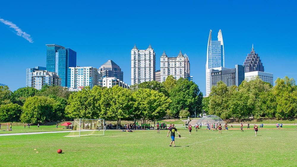 Impressive Mid-Downtown Residence Heart Of Peidmont Park アトランタ エクステリア 写真